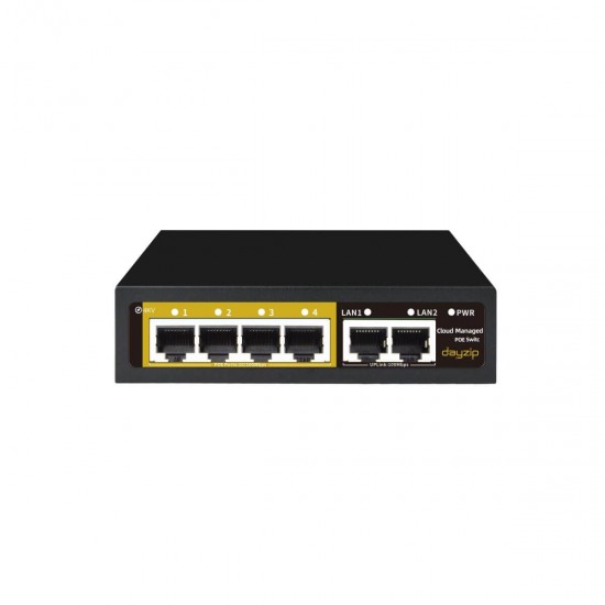 Dayzip DZ-PS204D 4 Port PoE Akıllı Yönetilebilir Switch dayzip-dz-ps204d-4-port-poe-akilli-yonetilebilir-switch